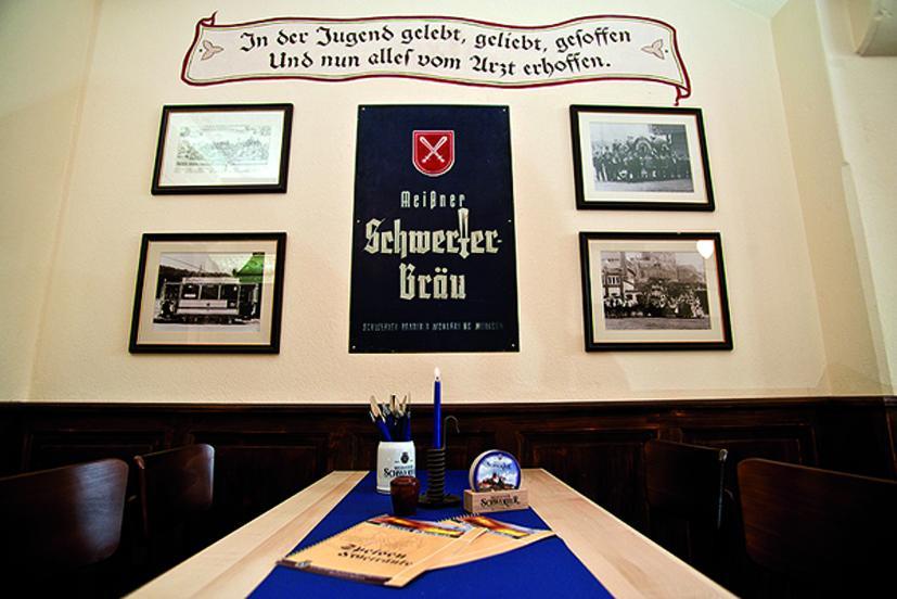 Schwerter Schankhaus & Hotel Meissen Bagian luar foto